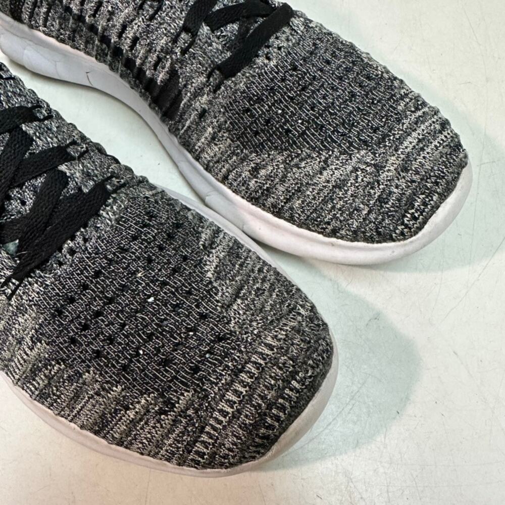 GUC Nike Wmns Free RN Flyknit White / Black Oreo Women's Running Shoe Sneaker 9 - Picture 8 of 10